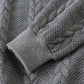 🧶 Cable-Knit Half-Zip Sweater – Premium Soft & Relaxed Fit
