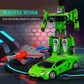 🤖Children's favourite🚗Collision Transform Toy Car for Kids