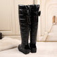 🔥Best-selling🔥 women's warm waterproof knee-high boots🚛 free delivery