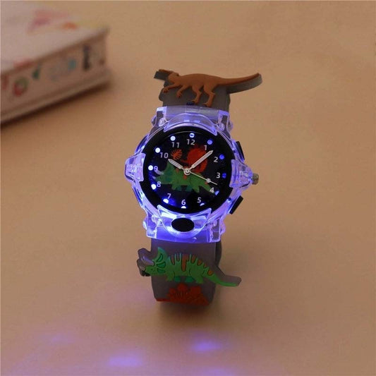 3D Cartoon Luminous Watch for Kids