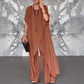 💃 Effortless Style, Zero Fuss – Women's Irregular Top & Loose Pants Set ✨