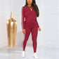 Women's 2-Piece Long Sleeve Tracksuit Set