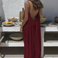 💕20K+ SOLD!⚡Women's Solid Color Backless Cami Dress🌊