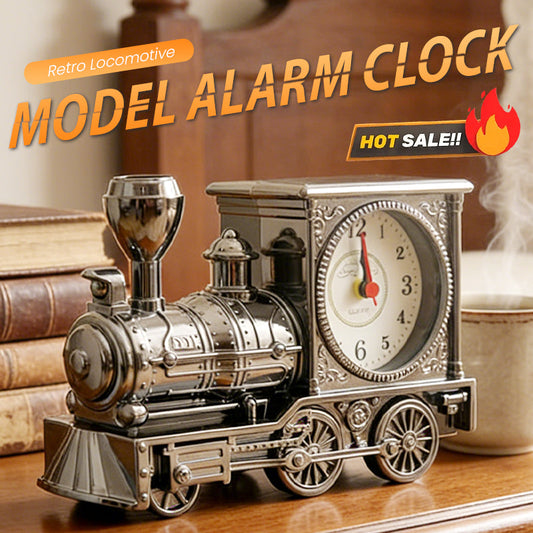 📢📢57% OFF !! ⏰Retro Locomotive Model Alarm ClockRetro Locomotive Model Alarm Clock