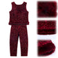 Women's Sleeveless Sequin Top & Pants Set