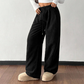 👖✨ 50% OFF! Casual Loose Fit Corduroy Trousers for Women – Wide-Leg, Adjustable Waist & Wrinkle-Resistant Retro Style