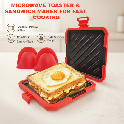 🔥2026 New Arrivals: 52% Off for a Limited Time!🔥Microwave Toaster & Sandwich Maker For Fast Cooking