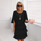 🌸Spring Sale 50% OFF🎁👗Women's Elegant Layered Ruffle Sleeve Dress – Effortless Style for Every Occasion💃