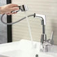 📢📢50% OFF!!⏰1 Hole Bathroom Faucet with Pull out Sprayer