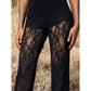 🥳2026 Hot Seller🥳💞 Sales exceeded 50,000! 💥👵👖 54% Off! High-waisted Lace Flared Pants—Elegant And Comfortable, Tummy-friendly Design, Elastic Waistband, Easy To Put On And Take Off. 🌸✨