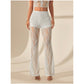 🥳2026 Hot Seller🥳💞 Sales exceeded 50,000! 💥👵👖 54% Off! High-waisted Lace Flared Pants—Elegant And Comfortable, Tummy-friendly Design, Elastic Waistband, Easy To Put On And Take Off. 🌸✨