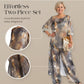 Women's Floral Print Asymmetrical Tunic & Pants Set ✈️ Free Shipping