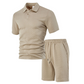 🥳HOT SALE—50% OFF! 🥳💞Men's Diamond Print 2-Piece Set – Ready in seconds! Soft, breathable top with easy shorts. No fuss, just style. Perfect for garden BBQs or coffee dates. ☀️👕