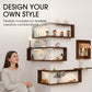 🥳2026 HOT SALE🥳 💝Rustic Wood Corner Wall Shelf ✈️Free Shipping