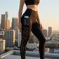 🧘New arrival 50% OFF!💕 Women's Mesh High Waist Yoga Pants – Tummy Control, Side Pocket & Butt-Lifting 🍑