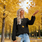 Women's Elegant Crew Neck Hollow-Out Long Sleeve Top🔥✨Exuding Elegance And Charm
