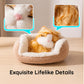 🏠 Adorable Sleeping Animal Plush Toy 🐾  Perfect Bedtime Companion