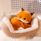 🏠 Adorable Sleeping Animal Plush Toy 🐾  Perfect Bedtime Companion
