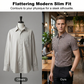 💼Men's Stretch Plaid Short-Sleeve Shirt 👔 Look Sharp, Feel Comfortable