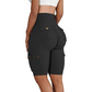 💥 Slimming & Comfortable, Stylish & Chic: Women's Stretchy High-Waisted Biker Shorts—Perfect For Any Activity 💪