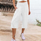 ☀️2026 HOT SALE 50% OFF🌿Lightweight Elastic Waist Crop Pants for Women