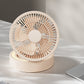 ❄️Stay Cool & Stylish— A 3-in-1 Desktop Fan Featuring A Built-In Makeup Mirror And LED Light 💖