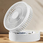 ❄️Stay Cool & Stylish— A 3-in-1 Desktop Fan Featuring A Built-In Makeup Mirror And LED Light 💖