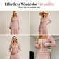 🌸💕 Effortlessly Elegant – The Square Neck Ruffle Maxi Dress ✨