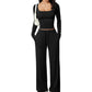 ⏰🎁Women's Square-Neck Top & Wide-Leg Pants Set