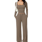 ⏰🎁Women's Square-Neck Top & Wide-Leg Pants Set