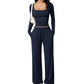 ⏰🎁Women's Square-Neck Top & Wide-Leg Pants Set