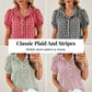 🔥 HOT SALE 63%👚🌸 Chic & Playful:  Women's Casual Ruffled Puff Sleeve Top