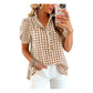 🔥 HOT SALE 63%👚🌸 Chic & Playful:  Women's Casual Ruffled Puff Sleeve Top