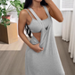 📢📢50% OFF !! ⏰Two-Piece Style Tank Maxi Dress With Side Cut-Outs– Effortless Chic Summer Style ✨