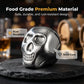 🍸 Chill In Style💀Reusable Skull Ice Cubes for Whiskey & Cocktails