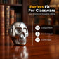 🍸 Chill In Style💀Reusable Skull Ice Cubes for Whiskey & Cocktails