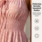 👗 LIMITED-TIME 50% OFF! 🎀 Tie-Front Smocked Dress – Spaghetti Straps, Ruffle Hem, Flattering Smocked Bodice 🌸