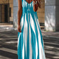 👗50% OFF Striped Spaghetti Strap Dress, Slim & Airy