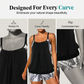 🌴Women's Two-Piece Blouson Tankini with Shorts – Swim, Surf & Lounge In Style👙