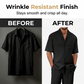 📢📢50% OFF !! ⏰Men's Casual Short Sleeve Shirt and Pants Set