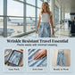 🌸 Breezy Summer Vibes –Women's Printed Wide-Leg Drawstring Trousers🏖️☕