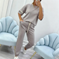 🔥 Limited-Time Sale – Up to 50% OFF💥Women's Casual Short Sleeve Top & Pants Set
