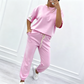 🔥 Limited-Time Sale – Up to 50% OFF💥Women's Casual Short Sleeve Top & Pants Set