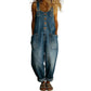 👖Women's Casual Baggy Denim Overalls with Pockets– Relaxed Style, All-Day Comfort✨