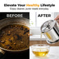 🛢️ Stainless Steel Oil Strainer Pot With Lid – Clean, Safe & Effortless🍳