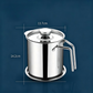 🛢️ Stainless Steel Oil Strainer Pot With Lid – Clean, Safe & Effortless🍳