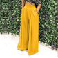 👖 50% OFF NOW!🌿 Women's Elegant High-Waist Pants – Wide Leg & Side Pockets – Soft Breathable Blend Trousers in 15 Colors 🌿