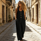 🌿Women's Sleeveless Wide-Leg Jumpsuit with Pockets– Chic, Comfy & Effortless