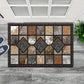 ⏳🔥LIMITED-TIME 50% OFF! 🏡 Geometric Stone Pattern Doormat – Stylish & Durable for Your Home ✨