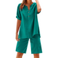 🌿Women's Cotton Linen 2-Piece Outfit Set – Cool, Comfy & Chic 🌞